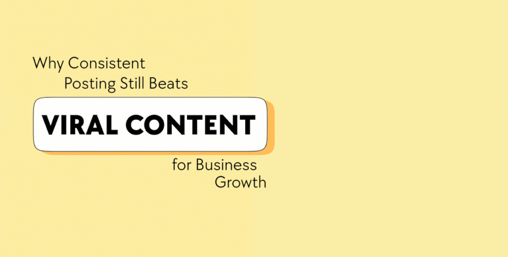 consistent posting for business growth